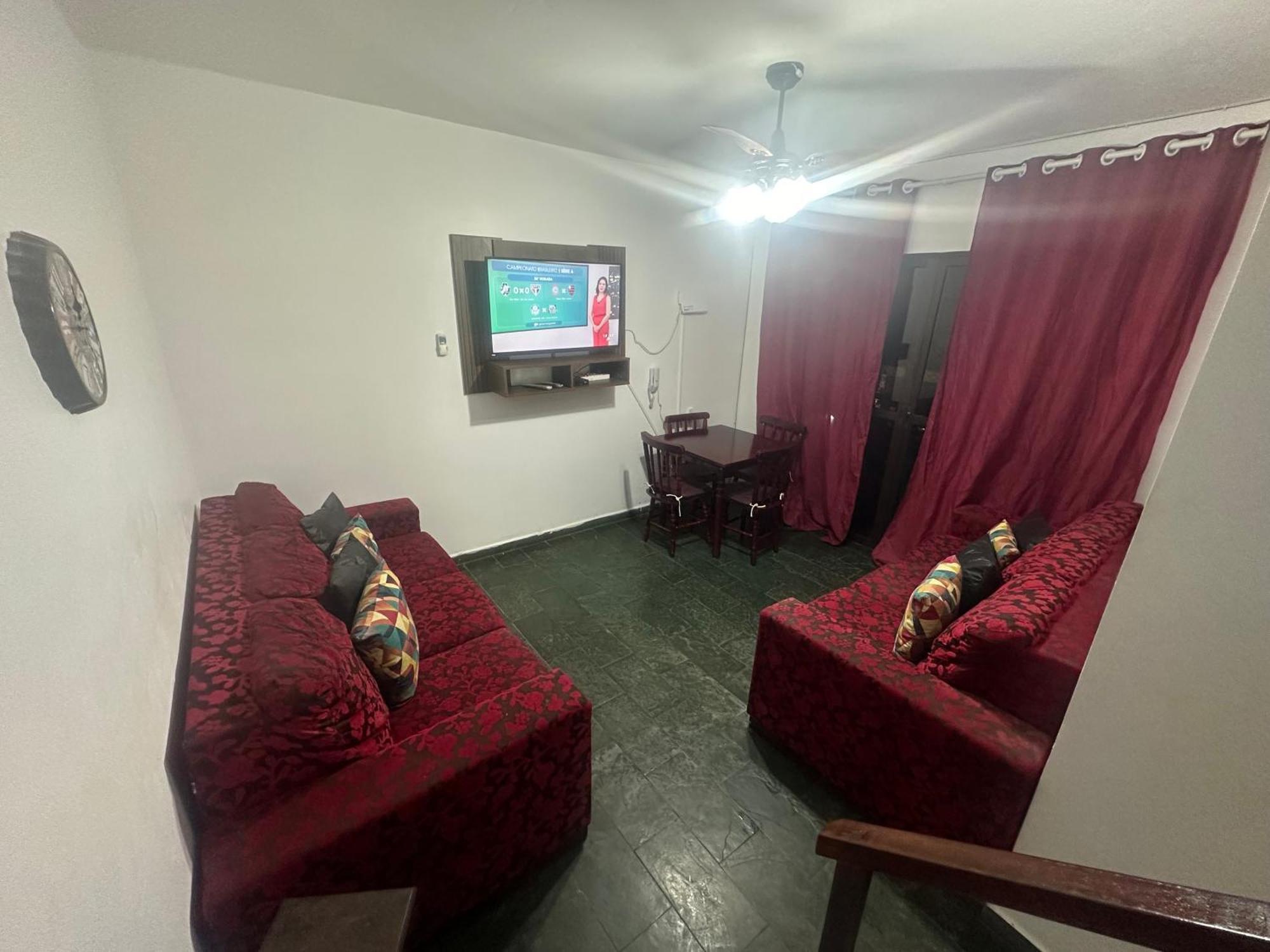 Triplex Piscina Churrasqueira Lava E Seca Wi-Fi E 2 Tvs Em Condominio Com 90M2 No Centro De Убатуба Екстер'єр фото